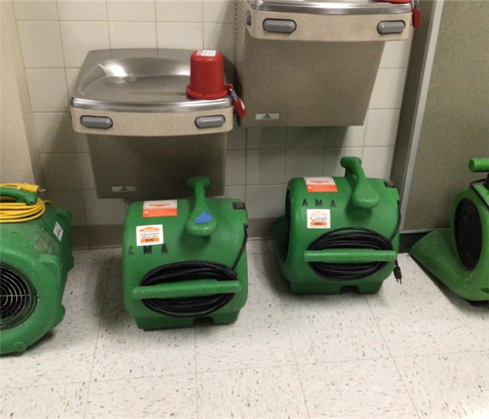 SERVPRO cleaning equipment
